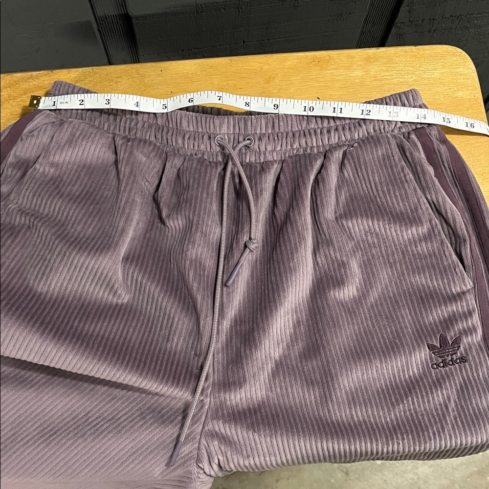 Adidas Kids Lavender Corduroy Joggers - Picture 10 of 10